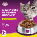 Whiskas Chicken Pouches Cat Wet Food - 24 x 80g_1