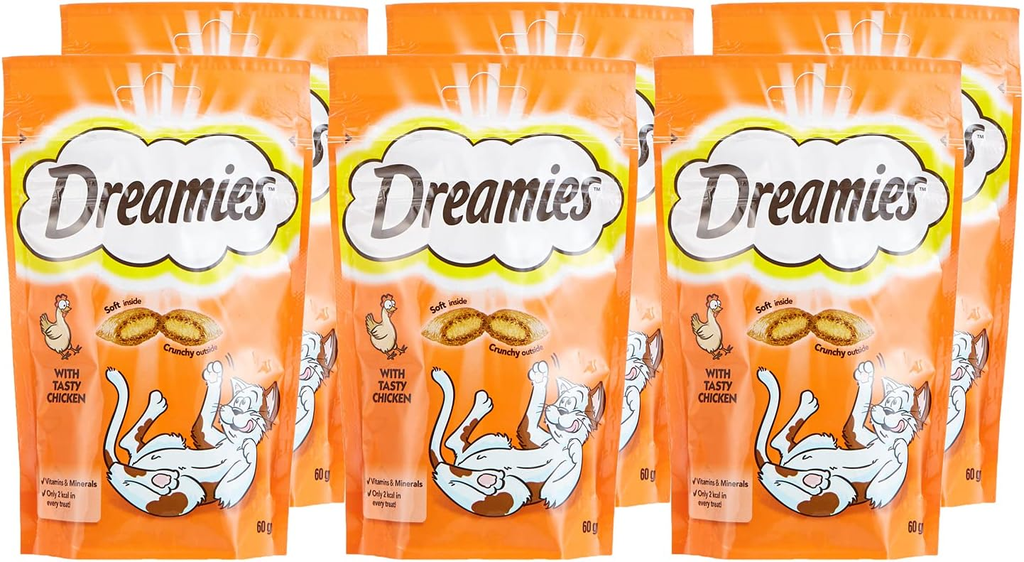 Dreamies Chicken Wet Cat Food - 6 x 60g_1