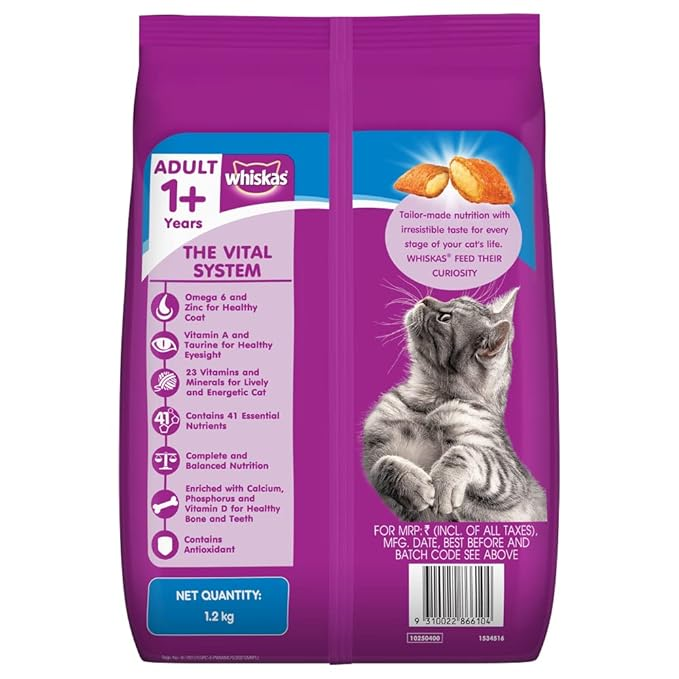 Whiskas Ocean Fish Dry Cat Food - 1.2kg_1