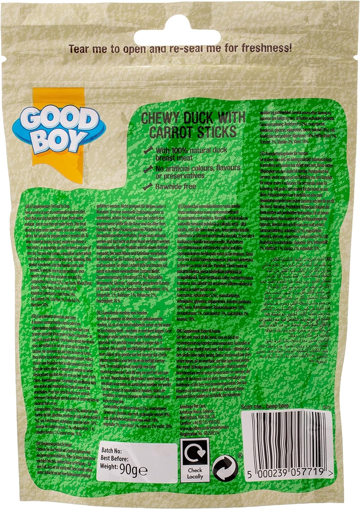 Armitage Duck Carrot Stick - 90g