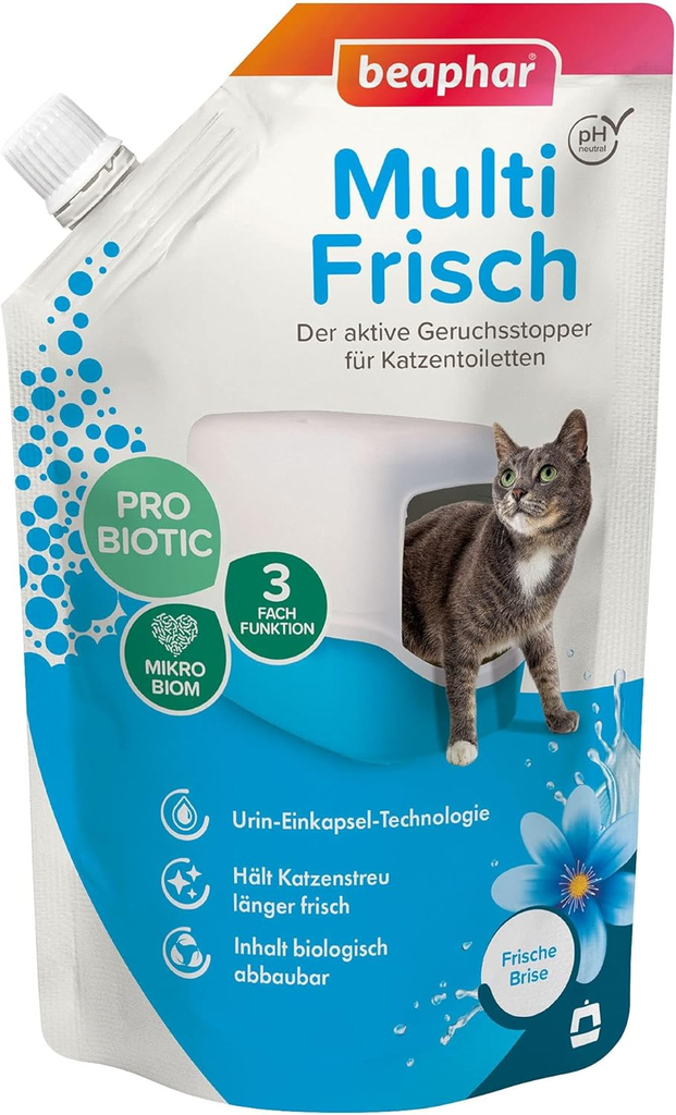 بيفار: قاتل روائح فضلات القطط برائحة منعشة - 400 جرام | نسيم المحيط