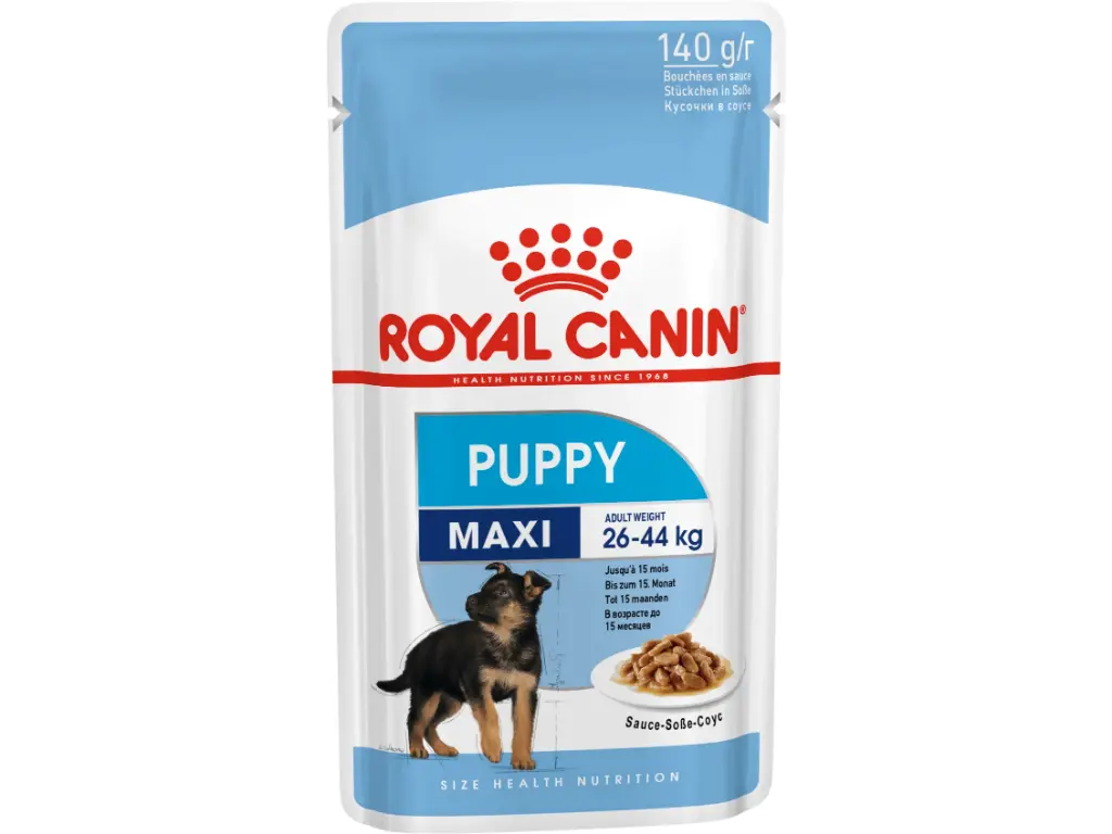 Royal Canin: Size Health Nutrition Maxi Puppy Wet Food Pouch - 140g