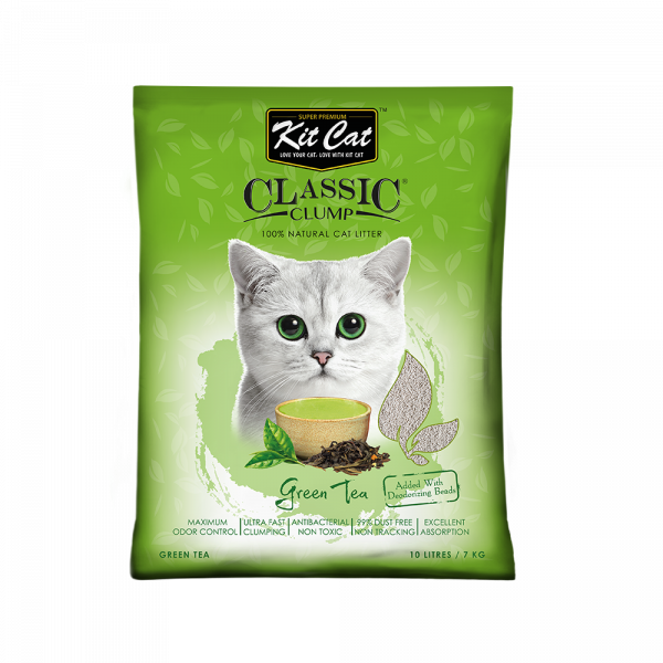 Kit Cat: Classic Clump - 10L | Green Tea Fragrance