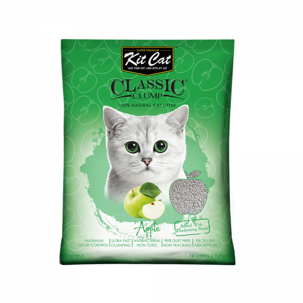 Kit Cat: Classic Clump - 10L | Apple Fragrance