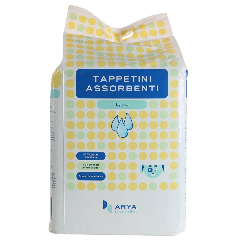 ليندوكات: آر يا فوط للجراء 60×60 سم / عبوة تحتوي على 40 قطعة 