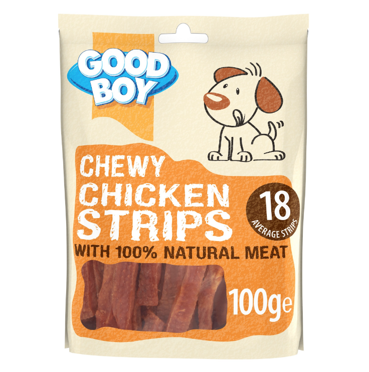 Armitage: Chewy Chicken Strips - 100g | Natural Chicken Breast