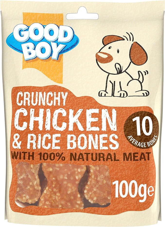 Armitage: Crunchy Bones - 100g | Chicken & Rice