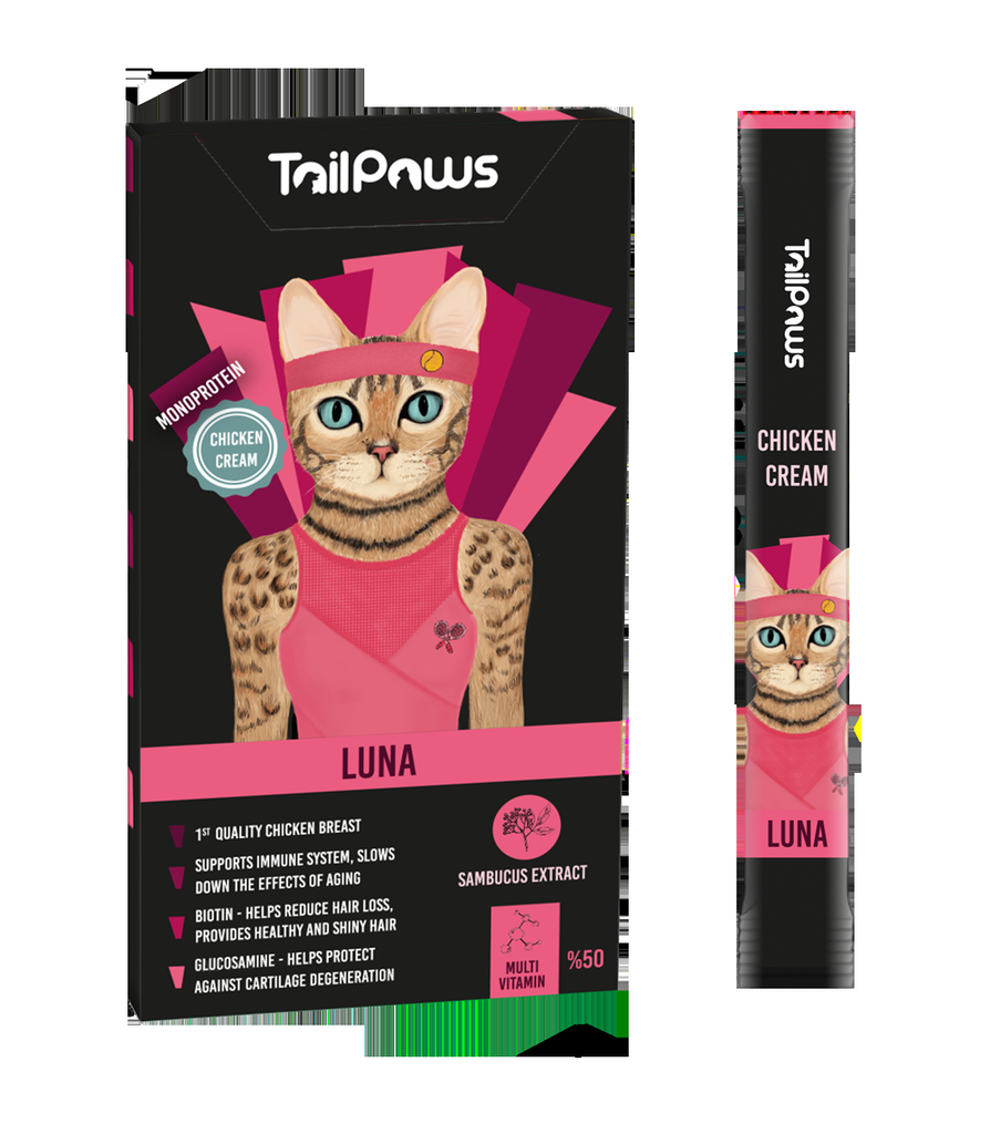 Tail Paws Luna Multi Vitamins Chiken packs in box - 75g