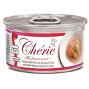 Cherie: Flaked Yellowfin mix Skipjack Tuna with Wild Salmon EntrÃ©es in Gravy - 80g