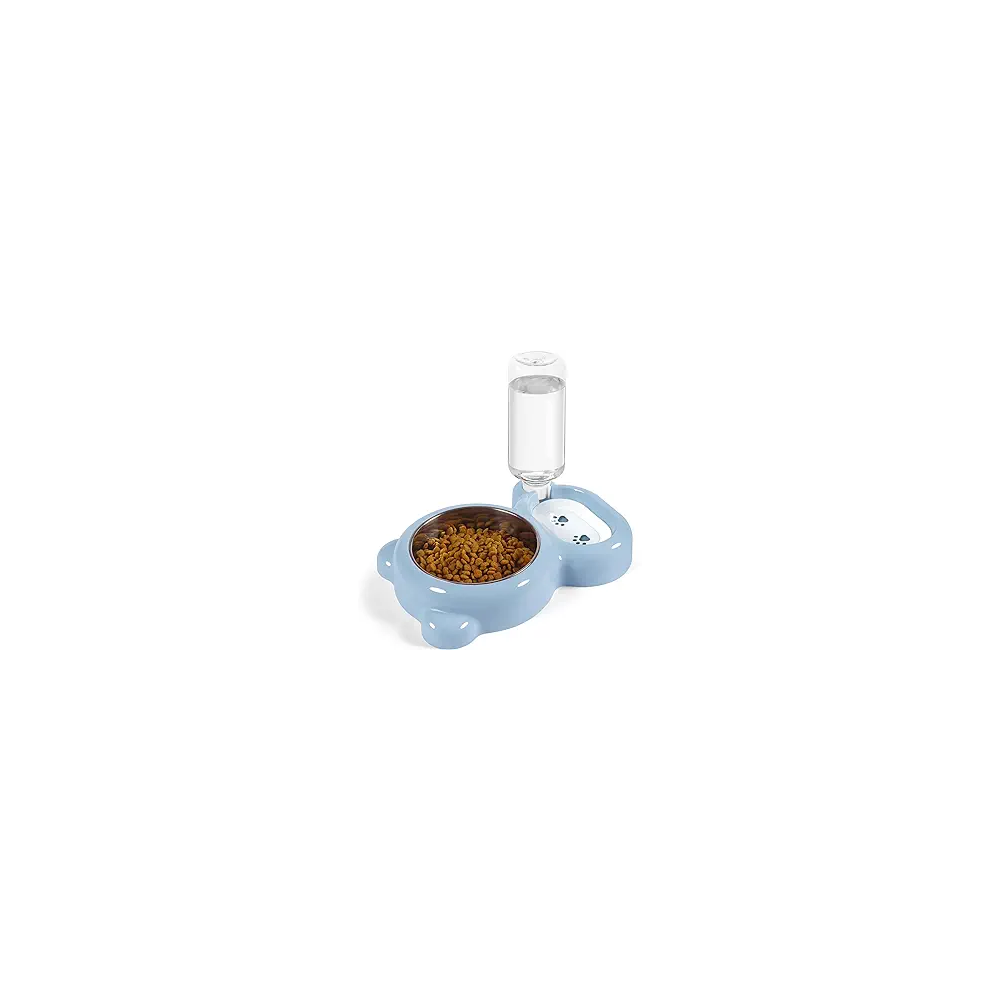 Water Dispenser & Bowl - Blue