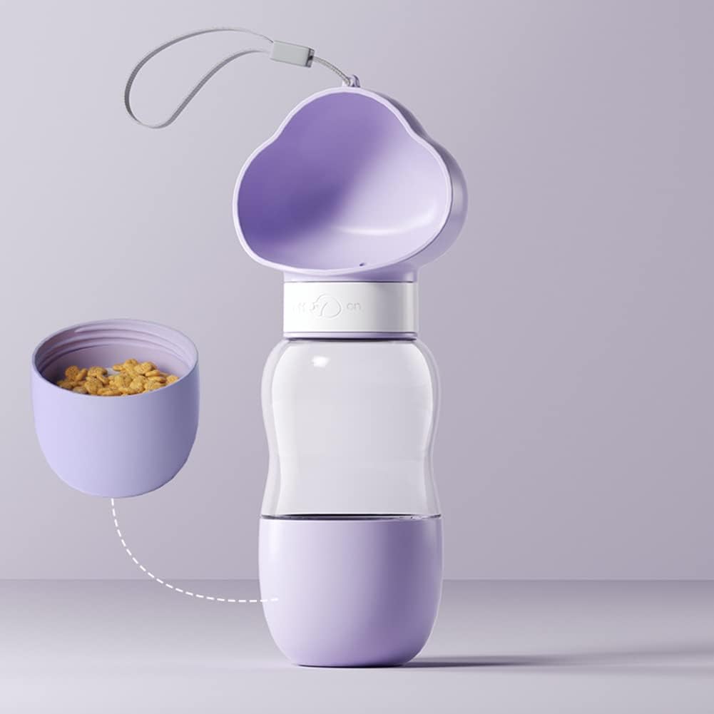 Portable Pet Feeder - Purple