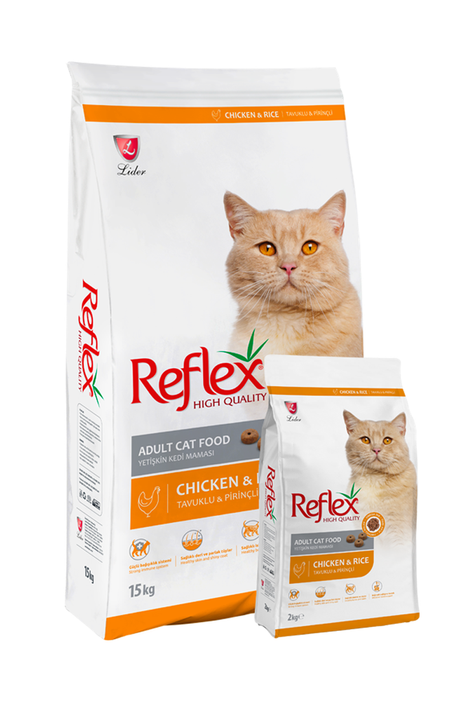 Reflex: Multi Color Adult Cat Food - 15kg | Chicken