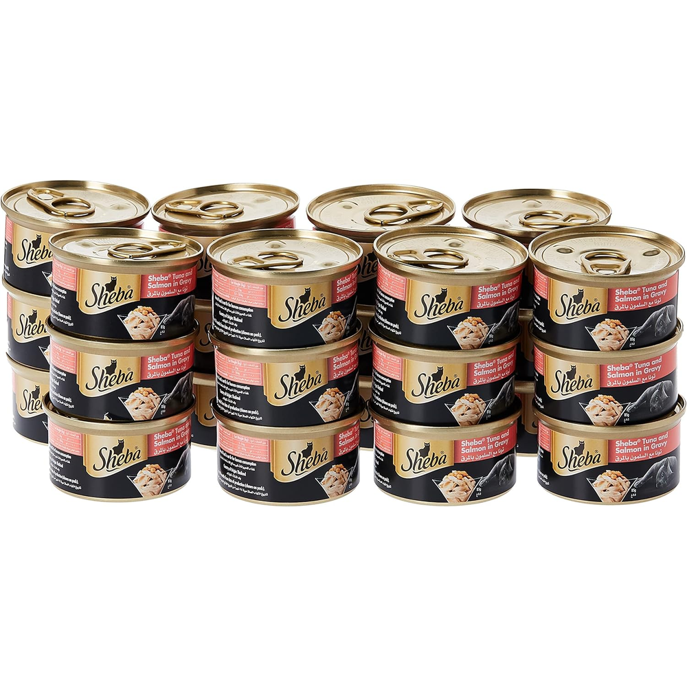 Sheba Tuna & Salmon Wet Cat Food - 85g