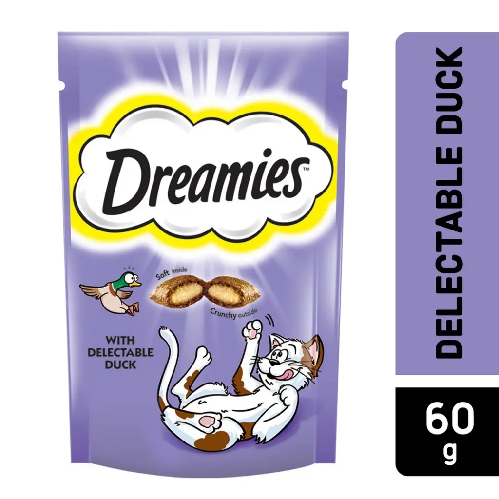 Dreamies Cat Treats Duck - 60g