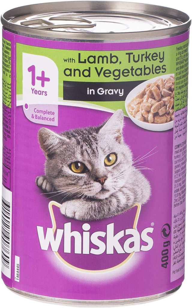 Whiskas Lamb Minced Tin - 400g
