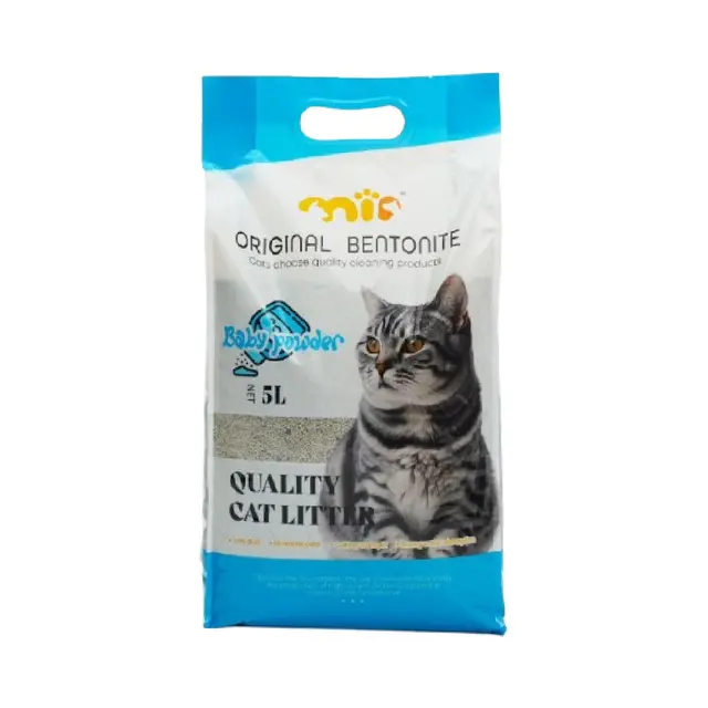 MIA Original Bentonine Cat Litter Baby Powder Scent - 5L
