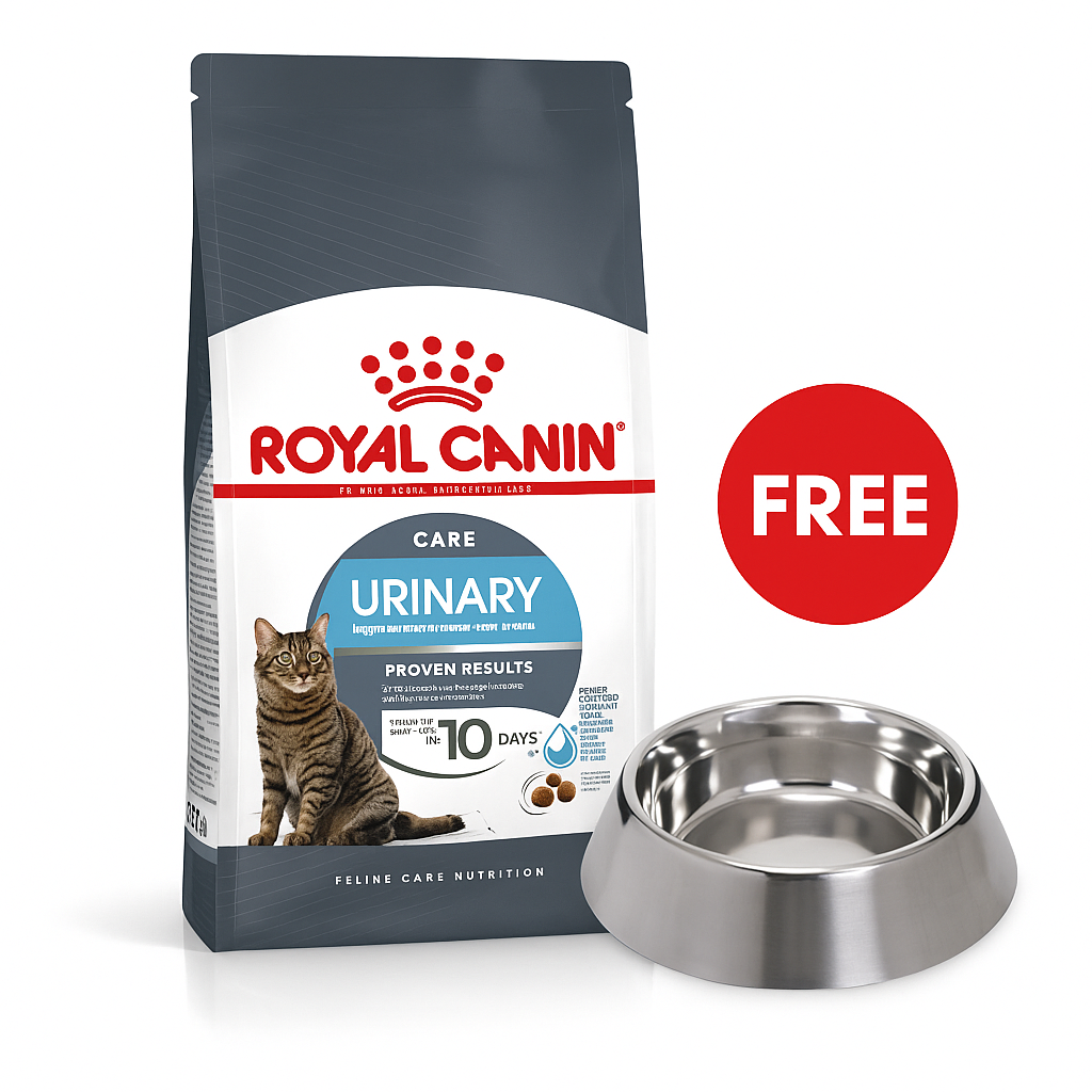 Royal Canin: Feline Care Nutrition Urinary Care - 2kg with Free Royal Canin Dry Cat Food Container - 2Kg