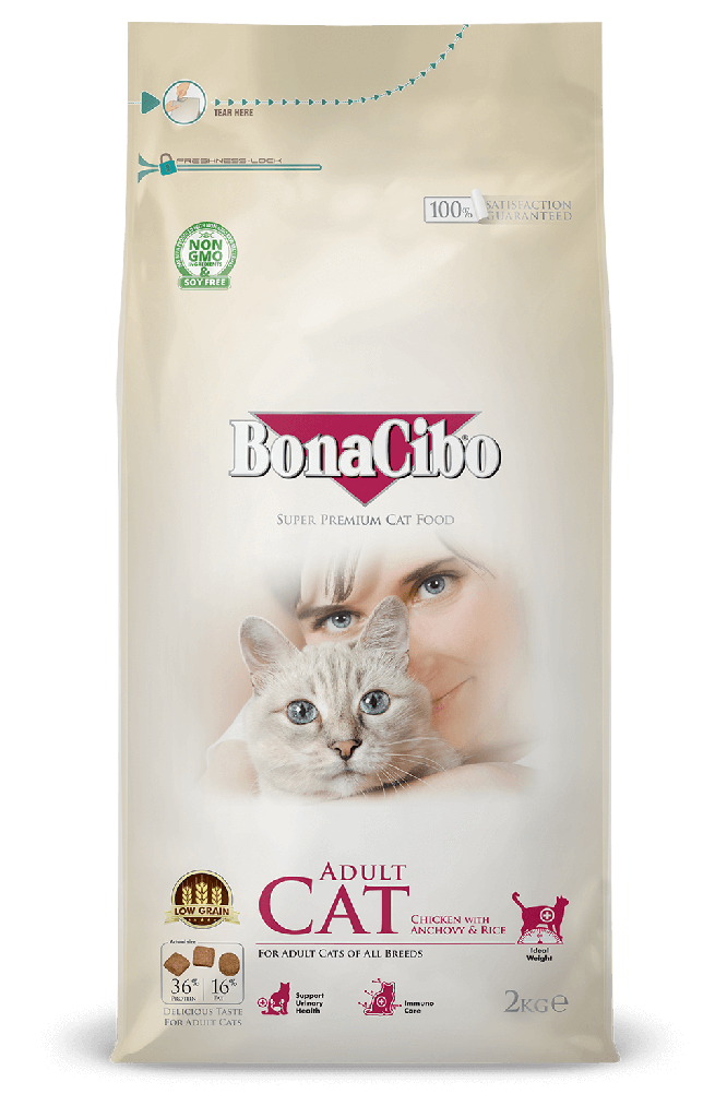 Bonacibo Adult Cat Food Chicken 5 Kg
