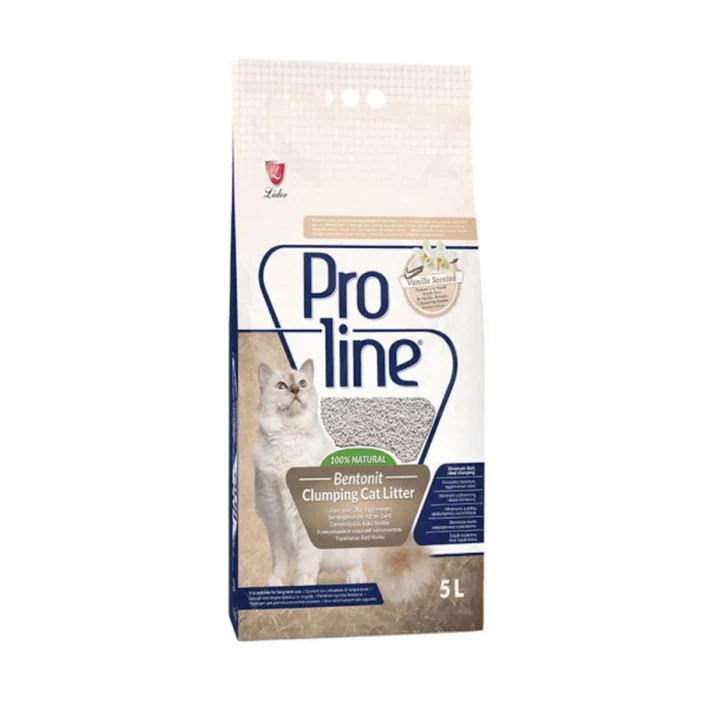 Proline : Fine Grain Clumping Cat Litter 5L -Vanilla Scented 