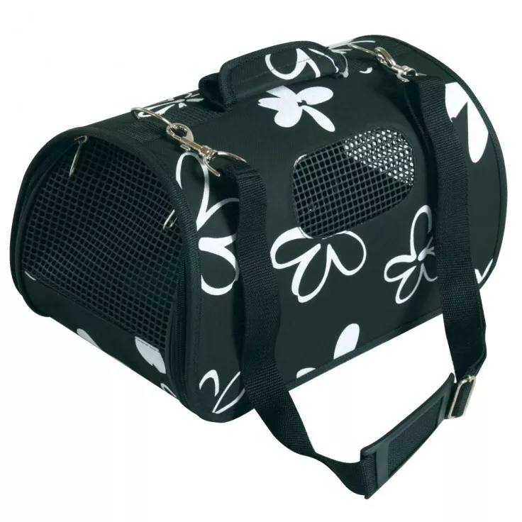 Zolux: Pet Carrier Flower Black Large