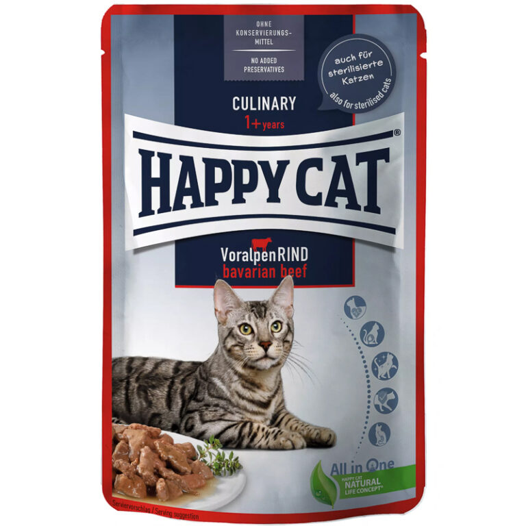 Happy Cat Meat in Sauce Beef Pouch 85g