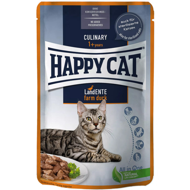 Happy Cat Meat in Sauce Duck Pouch 85g