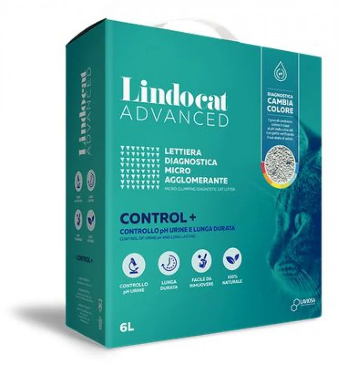 LindoCat Natural Bentonite Advance Control Plus - 6 L (Fragrance Free)