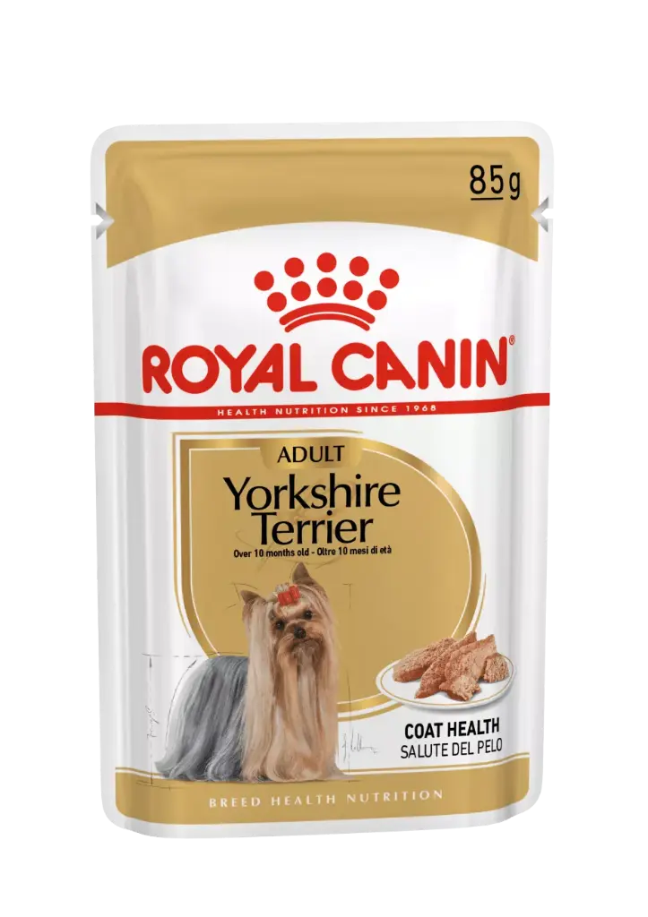 Royal Canin: Breed Health Nutrition Yorkshire Adult (WET FOOD - Pouches) 12 x 85g