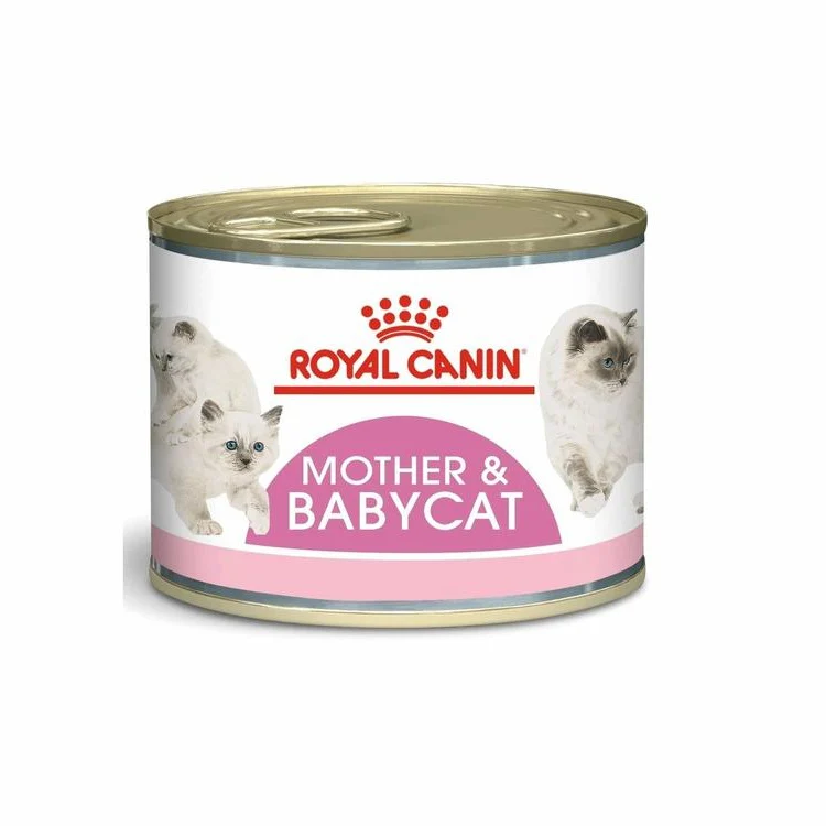 Royal Canin: Feline Health Nutrition Mother & Babycat Mousse (WET FOOD - Can) 195g