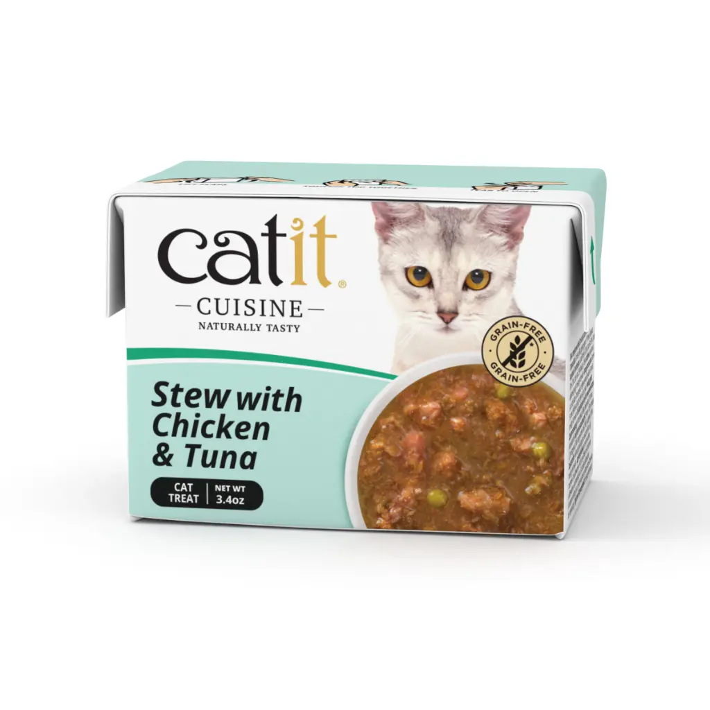 Catit: Cuisine Chicken Stew with Tuna, 95g Tetra 12pcs/box