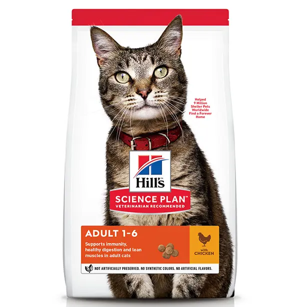 Hill's Science Plan Adult Cat Food With Chicken (10kg)