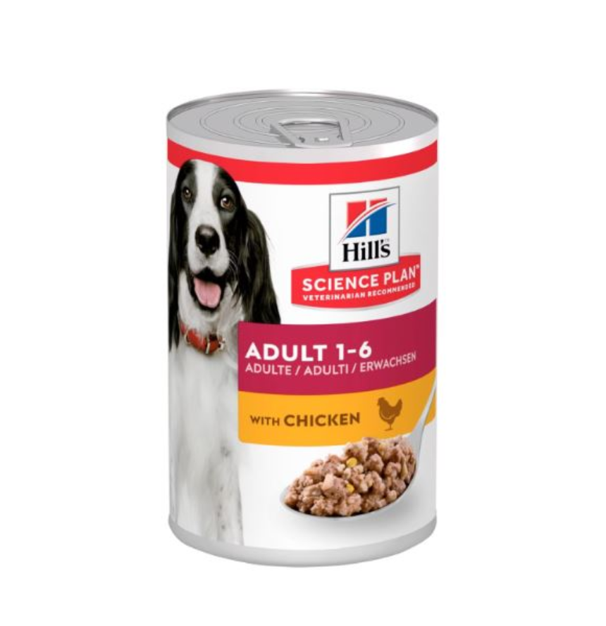 Hill's Science Plan Adult Dog Food With Chicken (12x370g)