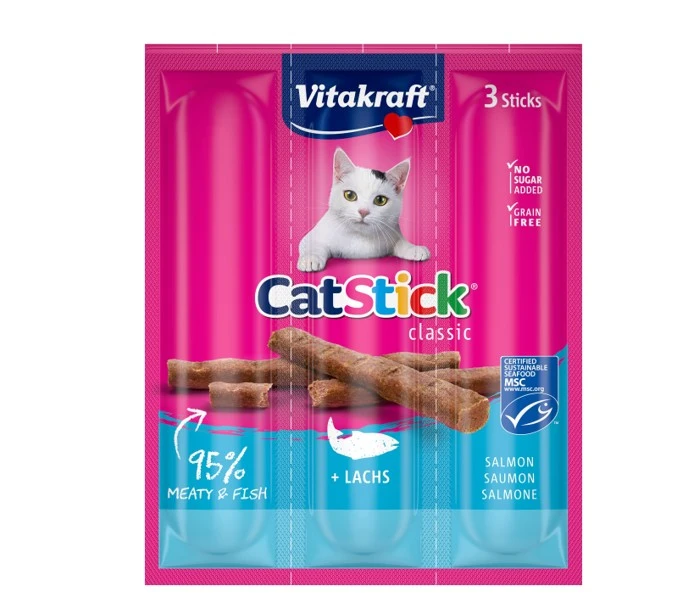 VitaKraft: Cat Sticks Mini - 18g | Salmon & Trout