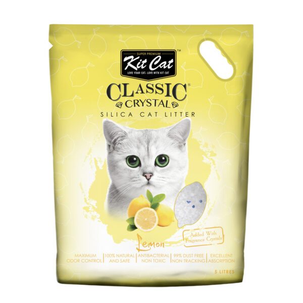 KitCat: Crystal Cat Litter - 5L | Lemon