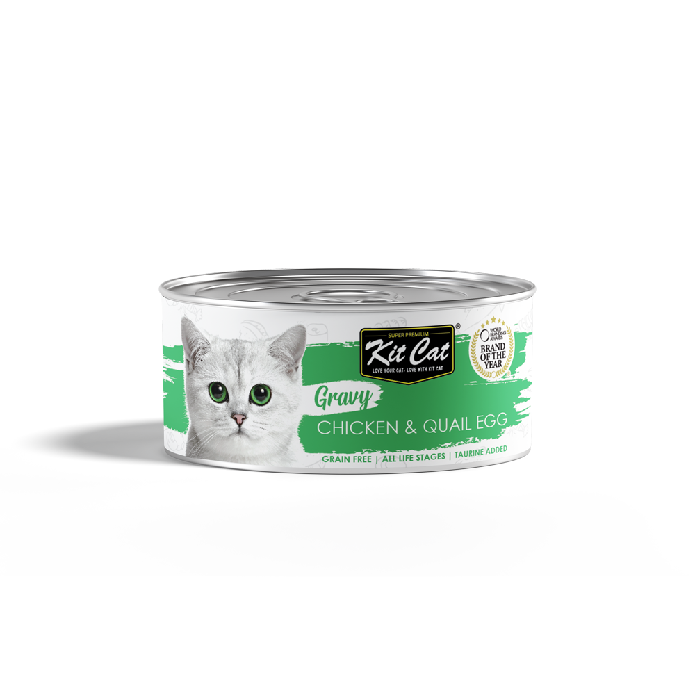 KitCat: Gravy Series Chicken & Quail Egg - 70g