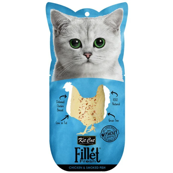 KitCat: Fillet Fresh Chicken & Smoked Fish - 30g