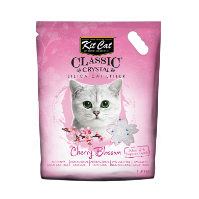 KitCat: Crystal Cat Litter - 5L | Cherry Blossom