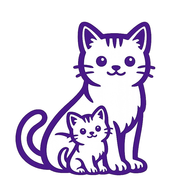 Age & Animal: Kitten & Adult