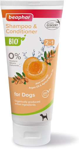 [30138100433] Beaphar: Bio Cosmetic 2 in 1 Dog Shampoo - 200ml