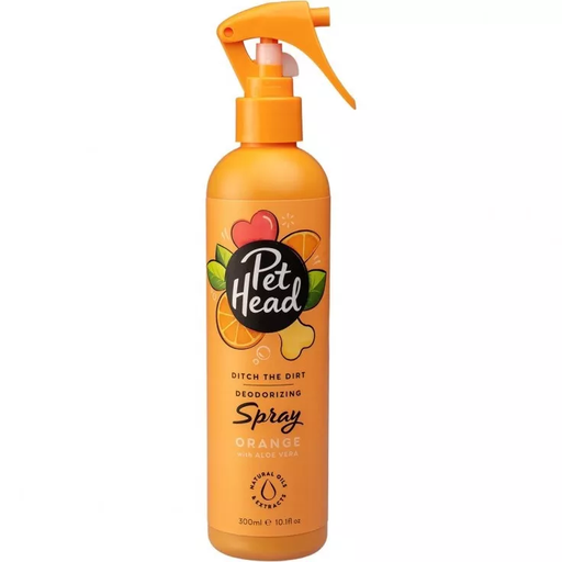 [30138100506] Pet Head: Ditch The Dirt Spray - 300ml | Orange with Aloe Vera
