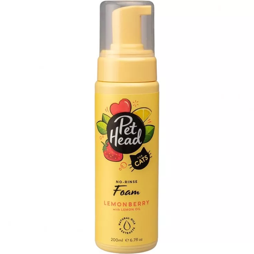 [30138100513] Pet Head: Felin' Good Foam - 200ml | Lemon Berry with Lemon Oil