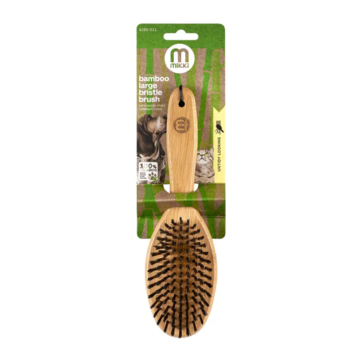 [30138100561] Mikki: Bamboo Bristle Brush - Large