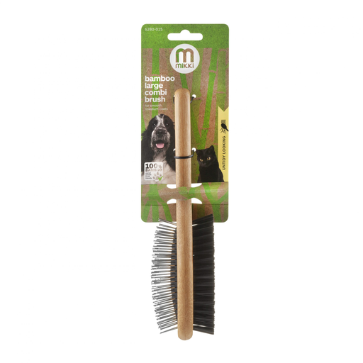 [30138100562] Mikki: Bamboo Combi Brush - Large