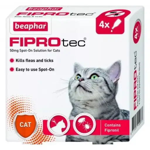 [30138100470] Beaphar: Fiprotec for Cat - 4 Pipettes