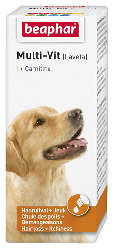 [30138100545] Beaphar: Multi-Vit with Carnitine Dog - 50ml