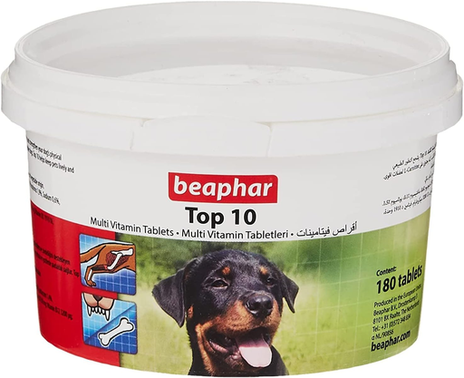 [30138100552] Beaphar: Top 10 Dog Multi-Vitamins - 180 Tabs
