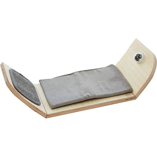 [30138100282] All For Paws: Skywalk - Scratcher Lounge Bed With Catnip Ball
