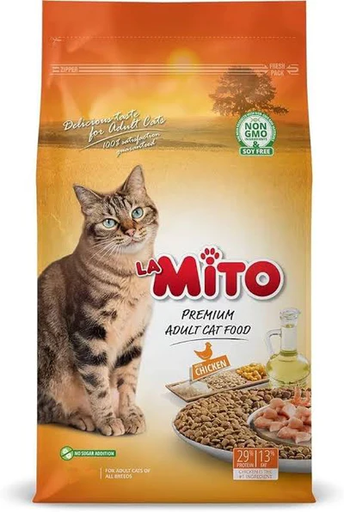 [30138100120] Mito Dry Cat Food Chicken - 15 Kg
