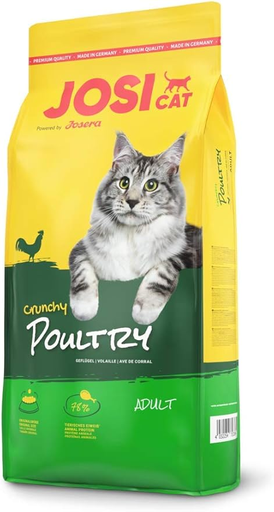 [30138100661] Josera: JosiCat Crunchy Dry Cat Food - 10kg | Chicken