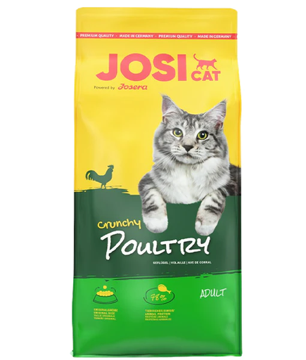 [30138100663] Josera: JosiCat Crunchy Dry Cat Food - 18kg | Chicken